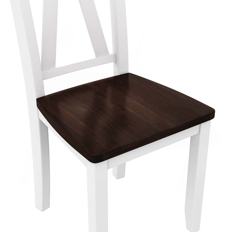 Ensemble de table de salle à manger 6 pièces avec banc Tranel, Naturel / blanc, Naturel / blanc