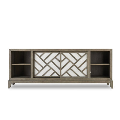 Jeffries Entertainment Console (2 Sliding Doors, 4 Adj Shelves, Power W. 3 Outlets)