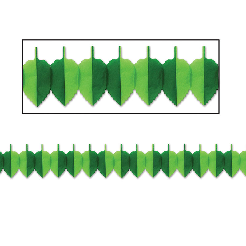 Spring Leaf Garland - Pack of 12