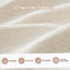 Canapé modulaire en forme de L avec repose-pieds Cloud, tissu en chenille doux, dossier à coussin touffeté, mousse haute densité pour des espaces polyvalents