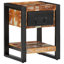 Berdella 35cm W Iron Bedside Table