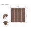 Carreaux de terrasse en plastique emboîtables-113414174