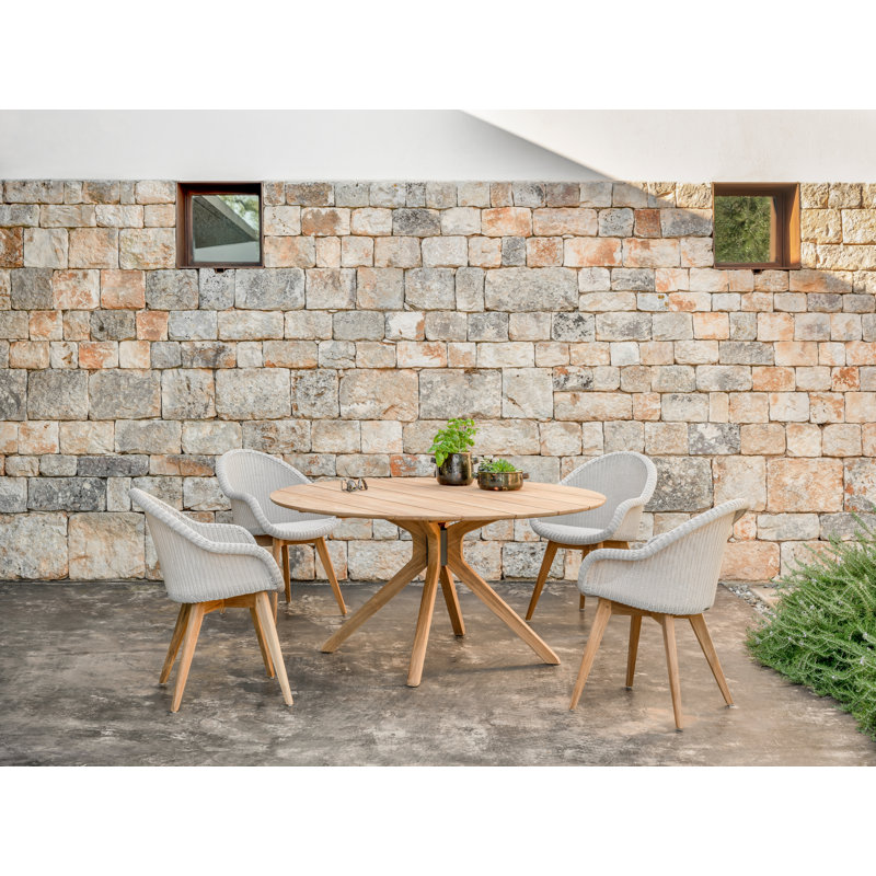 Edgard Outdoor Dining Armchair, Black