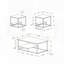 Ensemble de 3 tables basses et tables de bout avec tablette de rangement-2102028889-2102028888