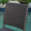 Ensemble de 2 tabourets de bar 29 po en rotin PE sans accoudoirs, brun foncé-1585786071