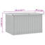 Boîte de rangement vidaXL Acier galvanisé gris, plastique grand-136849630-136849633