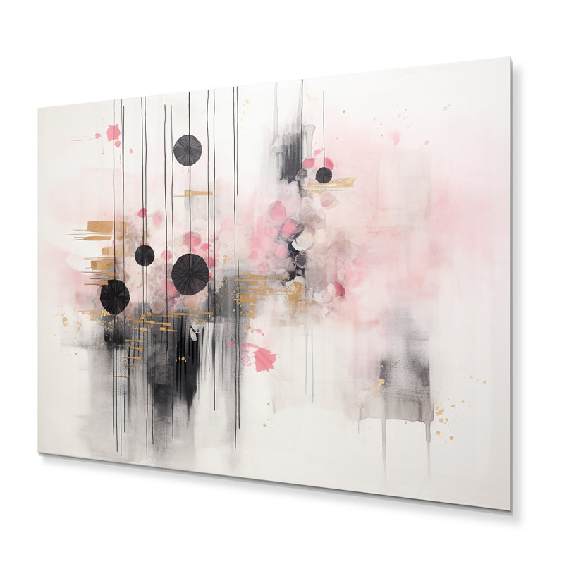 Lustre Sumi Zen V - impressions murales modernes en métal, H 16 po x l 32 po x P 1 po