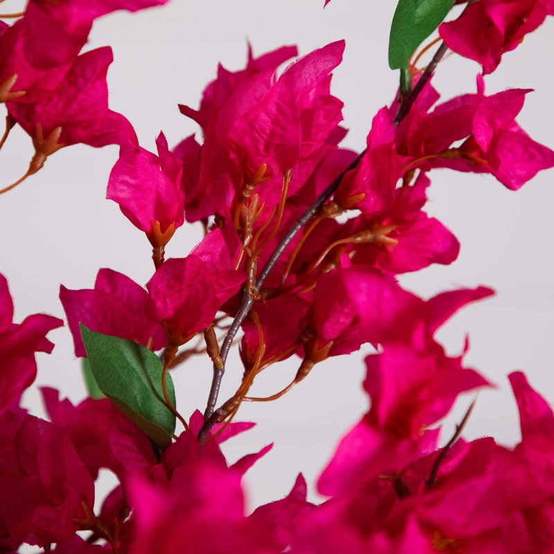 31 po Bougainvillée artificielle dans un vase, Rose