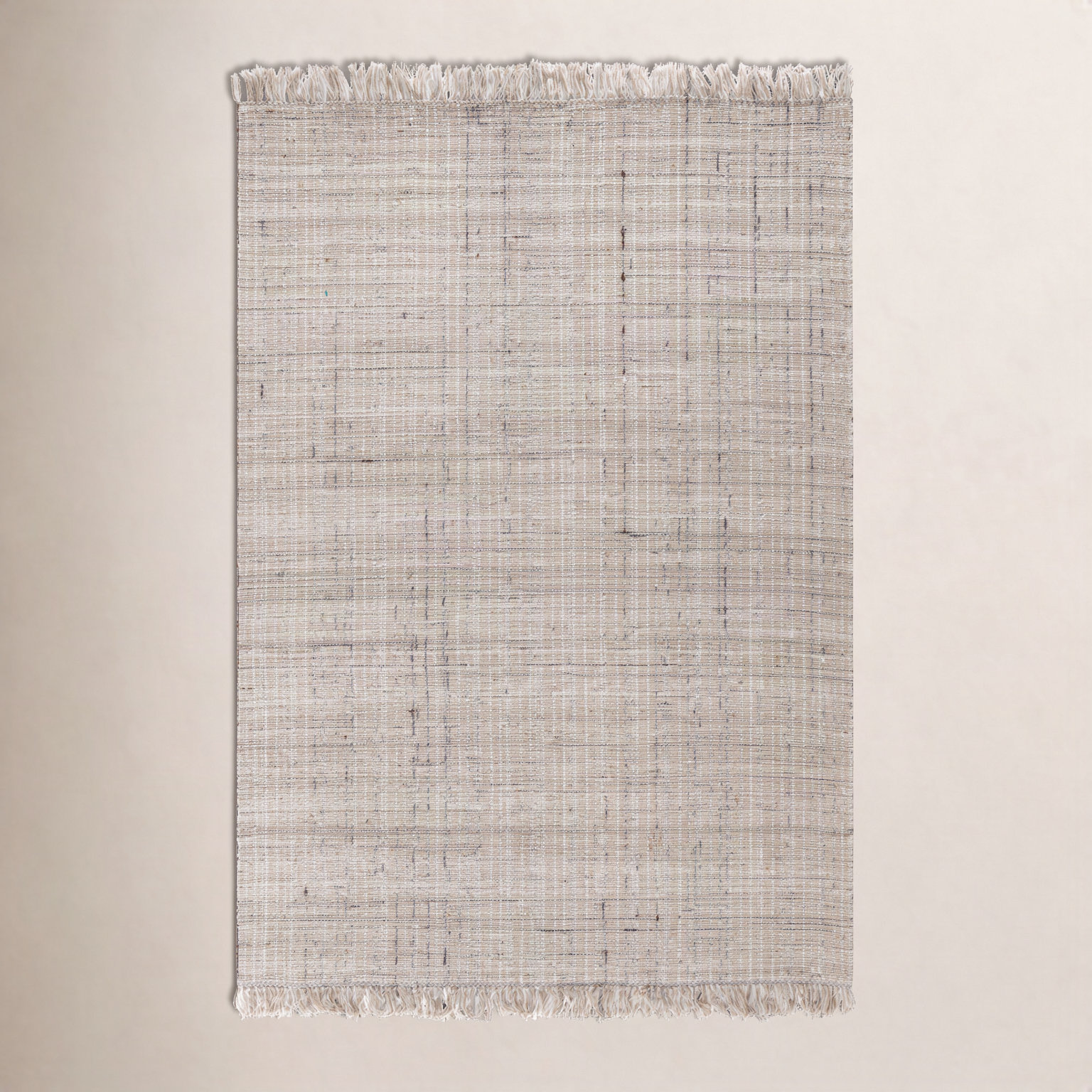 Niels Ivory Hand-Loomed Jute Rug, Rectangle 5' x 7'