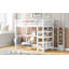 Lit mezzanine avec tablettes de rangement et bureau sous le lit-364992000-364992007
