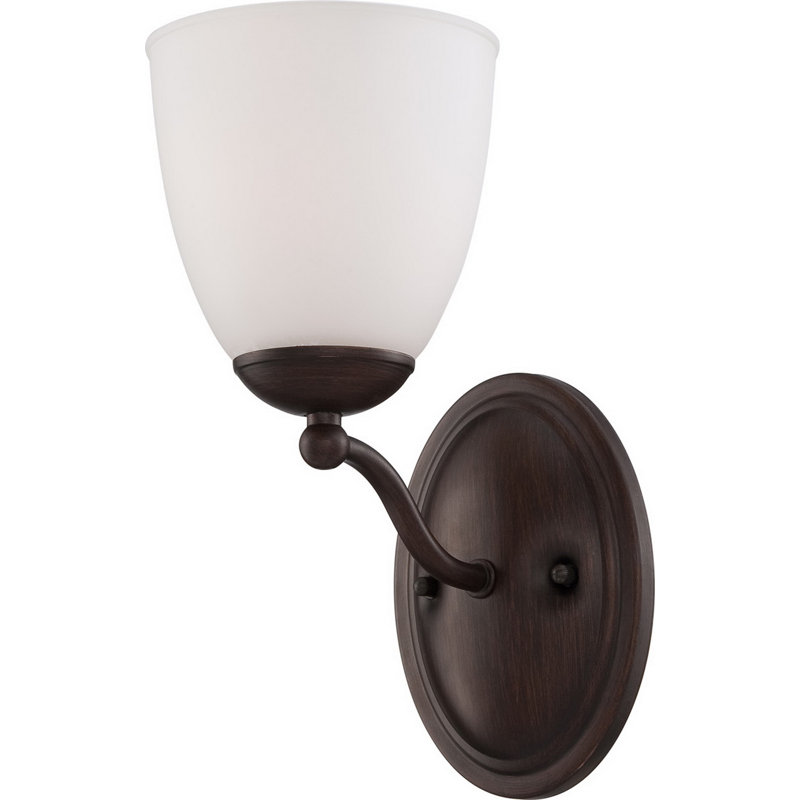 Sizemore Armed Sconce, Prarie Bronze, 11" H x 6" W x 8" D
