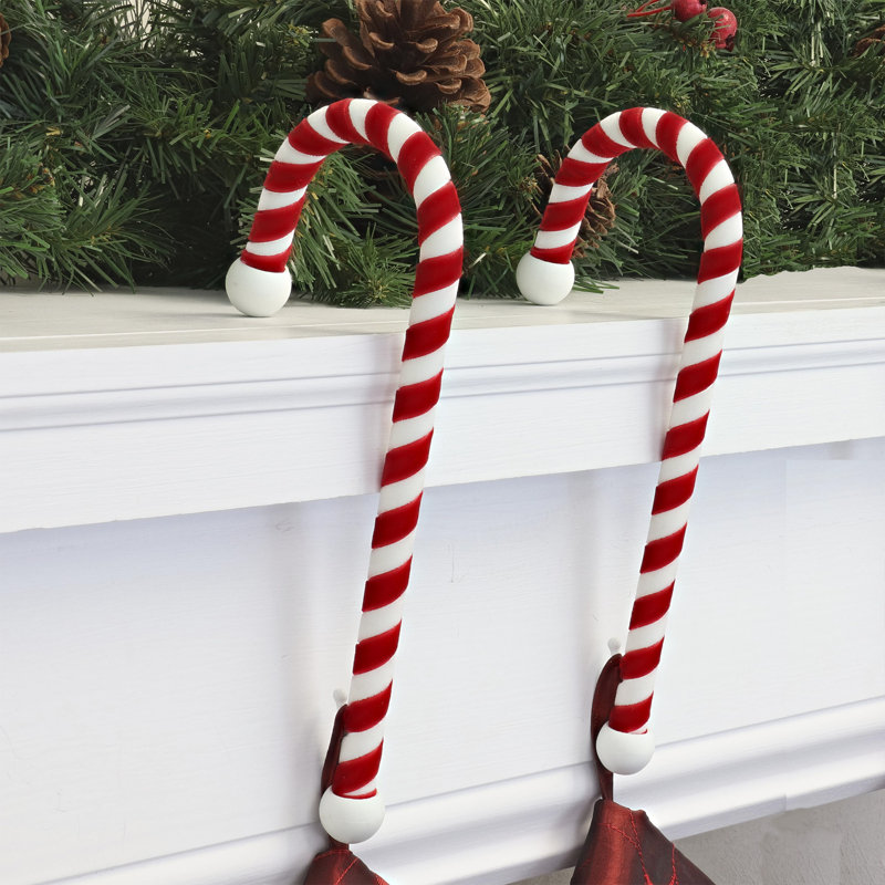 Candy Cane Stocking Holder