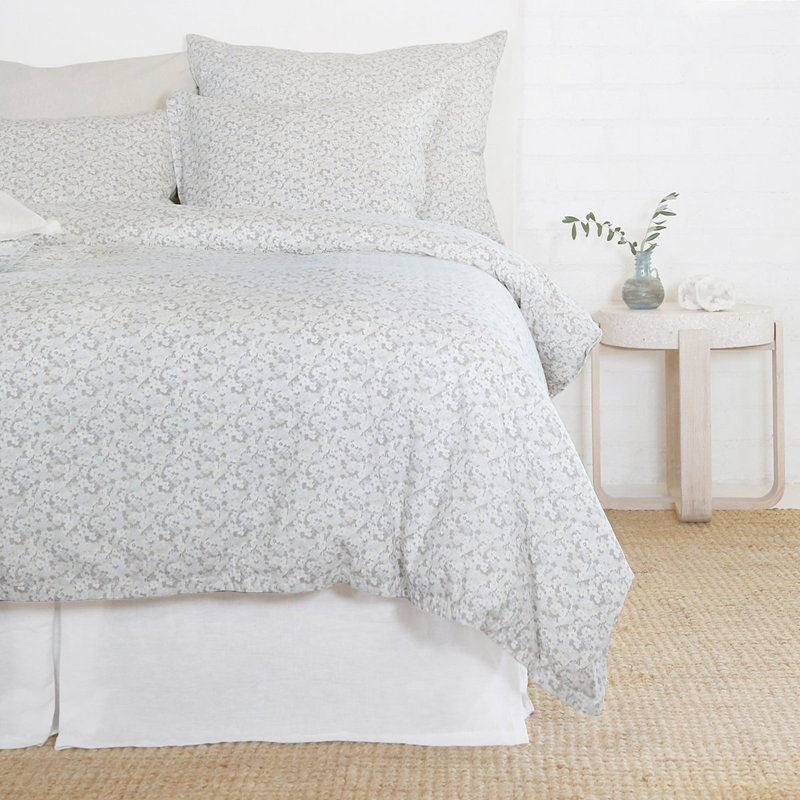 Housse de couette réversible 100% coton June, Housse de couette pour grand lit