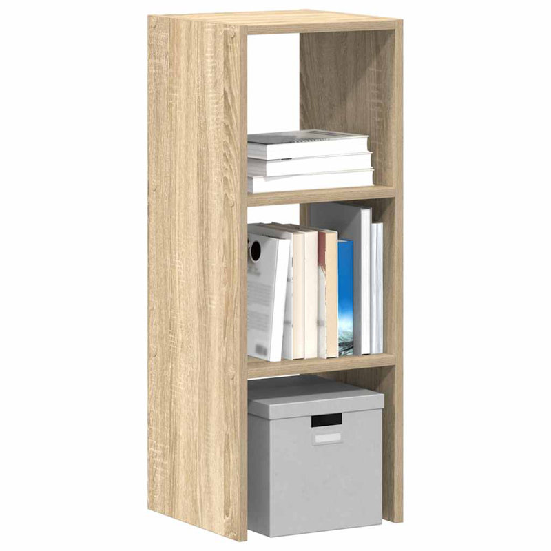 Rubeena 80cm H x 30cm W Bookcase, Sonoma Oak