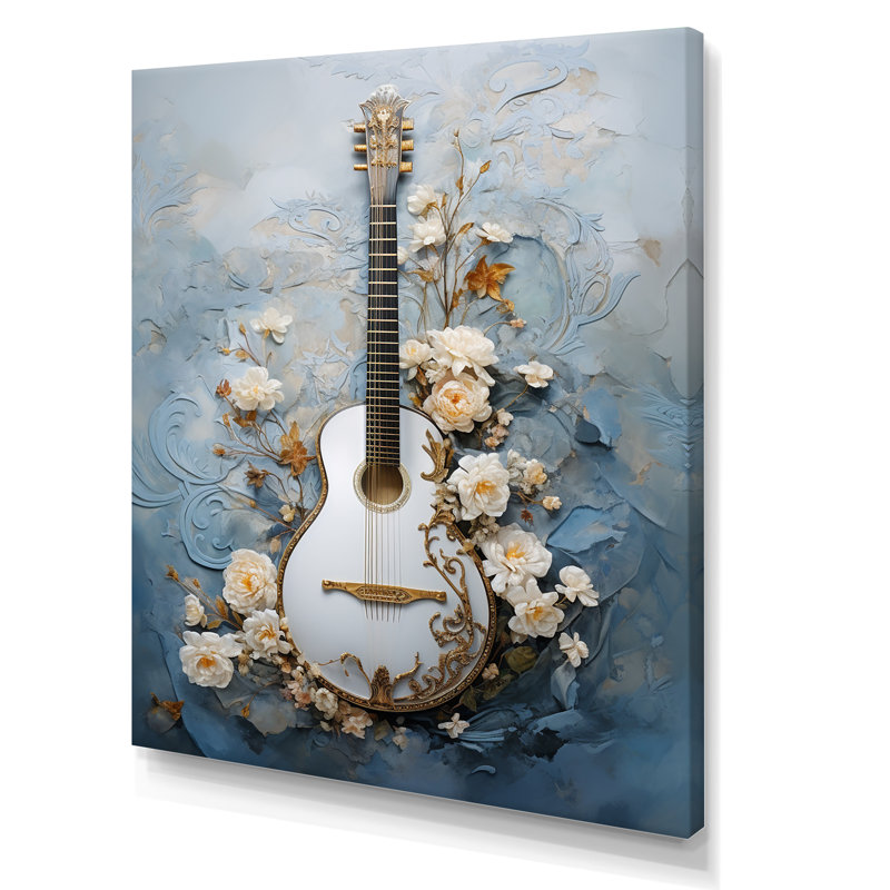 Bouzouki «Brilliance Grecian Grey I» sur toile, Toile tendue, H 20 po x l 12 po
