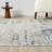 Mythias Modern Boho Distressed Medallion Machine Washable Area Rug-696640975