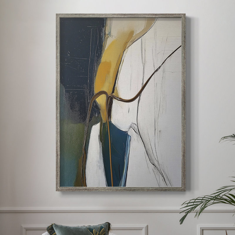 Série ABSTRACT DCXL, reproduction encadrée - bois massif, H 11 po x l 9 po