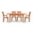 Sarah 4 - Person Solid Wood Top Four Leg Dining Set-16848868-37101030-39921254