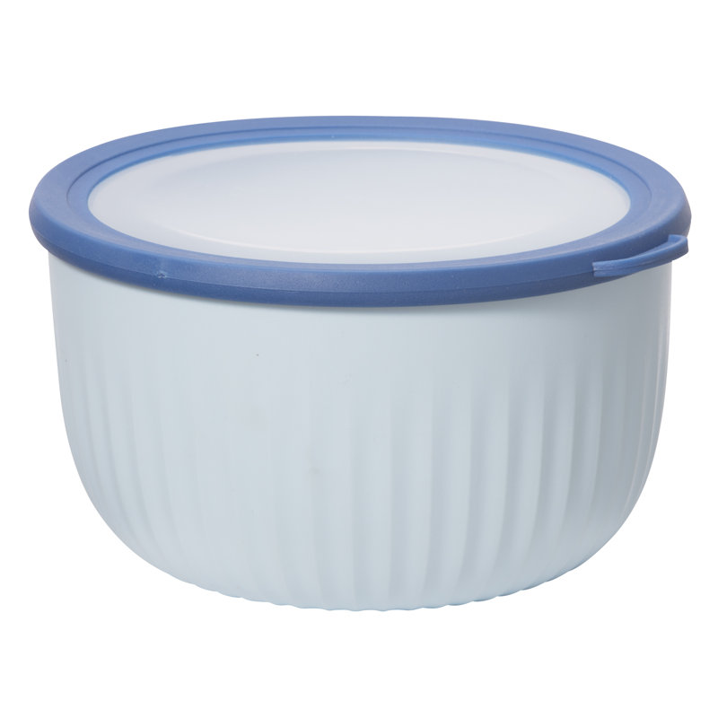 Bol de préparation en plastique Oggi, Bleu / Bleu foncé, 4 pte