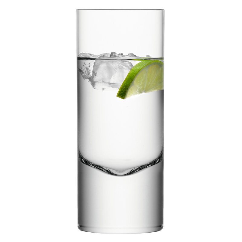 Clear Handmade Glass Highball Set, 12.173oz, 2 Pieces