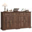 Buffet moderne brun de 63 po