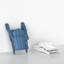 Chaise Adirondack pliante en plastique Hyginos-833321428