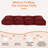 36"x16"x4" Bench Cushion,Waterproof Tufted and Slip-Resistant Comfortable Indoor/Outdoor for Furniture Seat Cushion,Red-760482866-760482869
