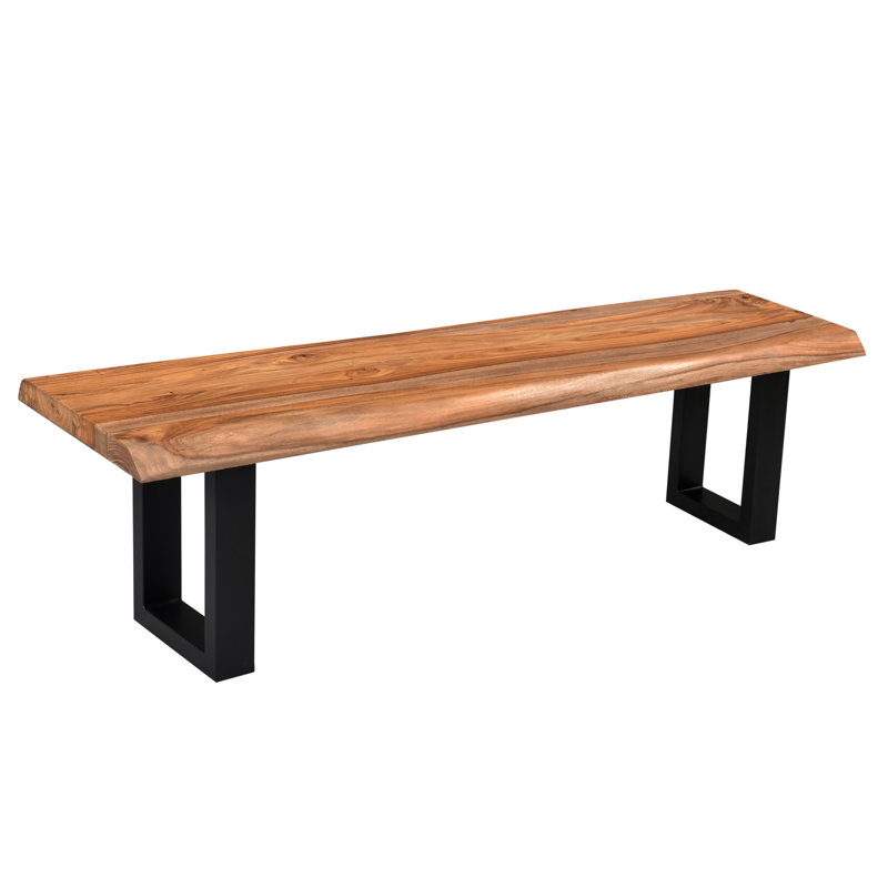 Banc Sheesham Wood Brown Home