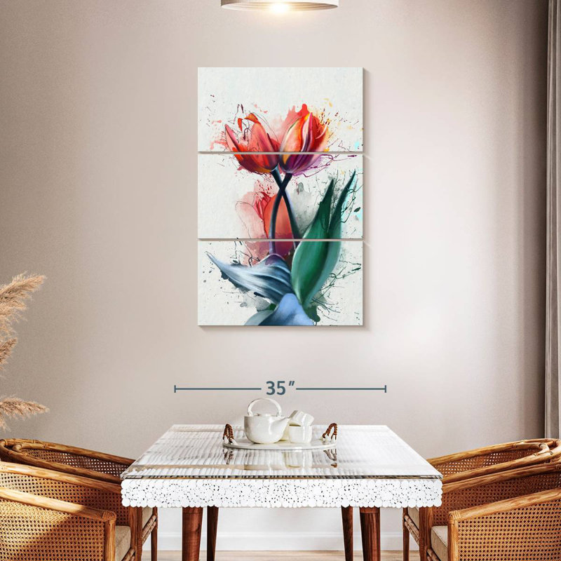Tulips, 45" H x 28" W