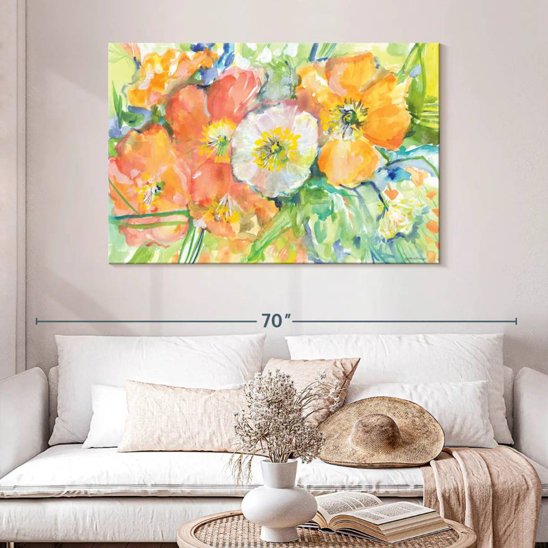 Harnek Poppies For Karen, H 32 po x l 48 po