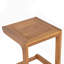 Table d'appoint en forme de C en bois d'acacia Harry