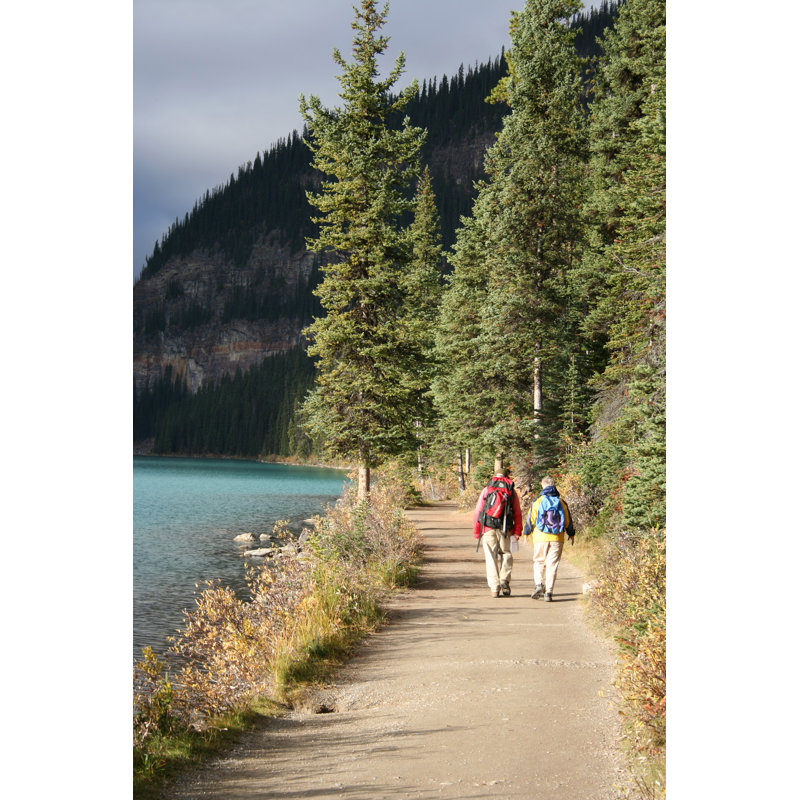 Couple Walking by Fintastique - Wrapped Canvas Print, 46cm H x 30cm W