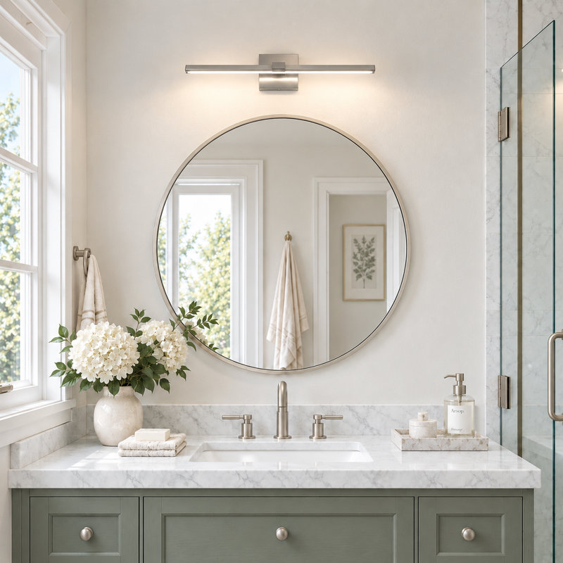 24" Dimmable LED Bath Bar 5cct, Brushed Nickel