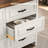 6 Drawer Dresser, 47" Wide Wood Chest of Drawers with Bar Handles for Bedroom, Living Room, Hallway-882004957