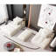 Canapé modulaire 127,56 po, canapé modulaire Cloud, canapé désossé surdimensionné pour le salon, chenille scintillante sans assemblage requis-118143306
