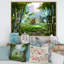 «The House In Bamboo Forest», reproduction sur toile-67393104-67393105