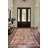 Nouvelle Collection Digital Print Cotton-Polyester Orange Floral Rug-1805134151