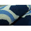 Tapis bleu marine / blanc Bodmin-19346903