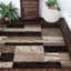 Tapis 5 pi chocolat résistant aux taches-396678705