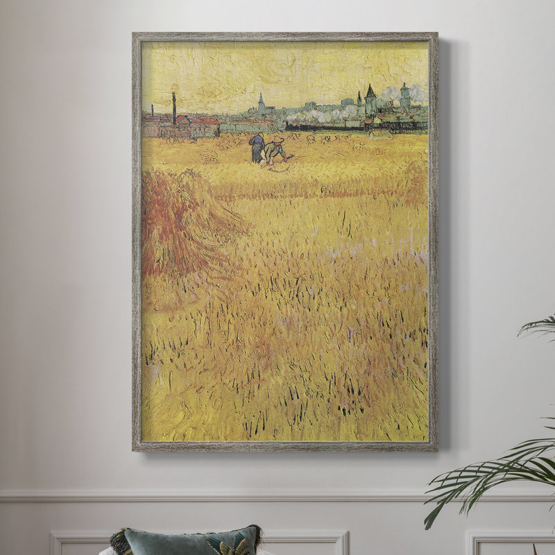 Reproduction encadrée vintage en bois massif Lxxiv