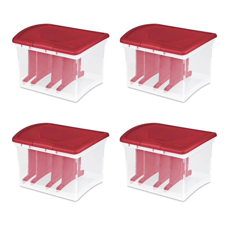 Ensemble de rangement 4 pièces H 12,38 po x l 14,88 po x P 18,38 po