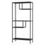 Tablette moderne à 4 cubes avec pieds en métal pour les espaces de rangement de la chambre à coucher, grand salon