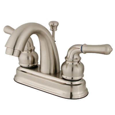 Centerset Bathroom Faucet with Drain Assembly