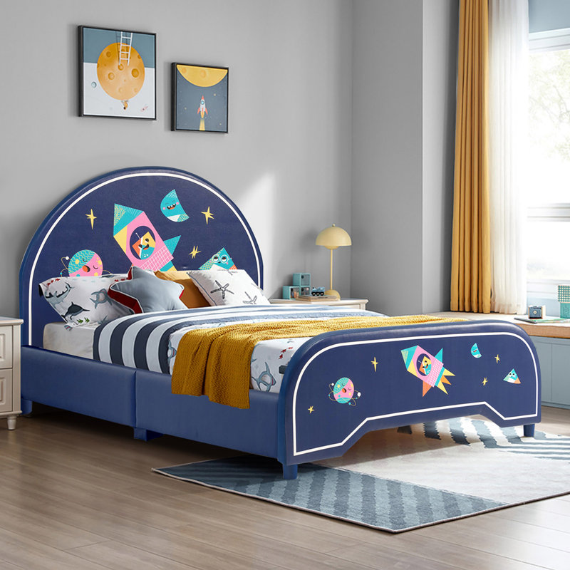 Lit plateforme tapissier Kids