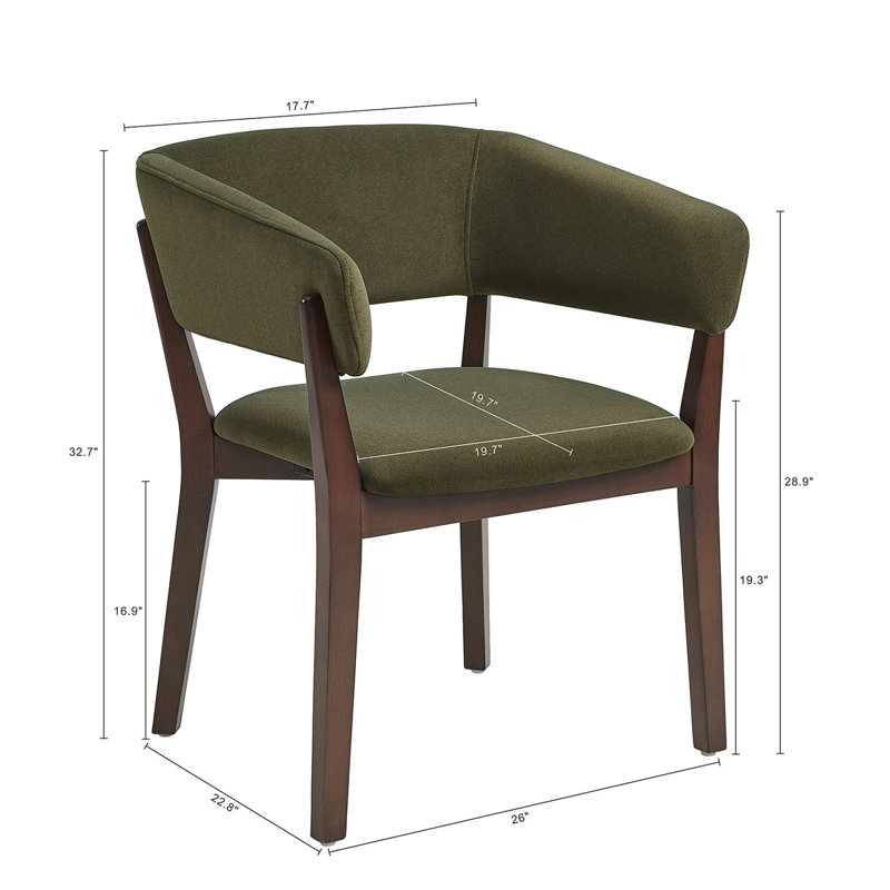 Fauteuil Blake, Vert