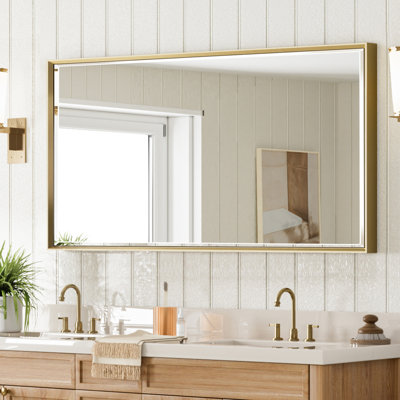 Lohoski Decorative Bathroom Vanity Mirror for Wall - Beveled Design