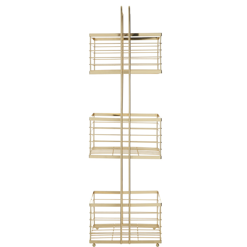 Danis Freestanding Shower Caddy, Champagne