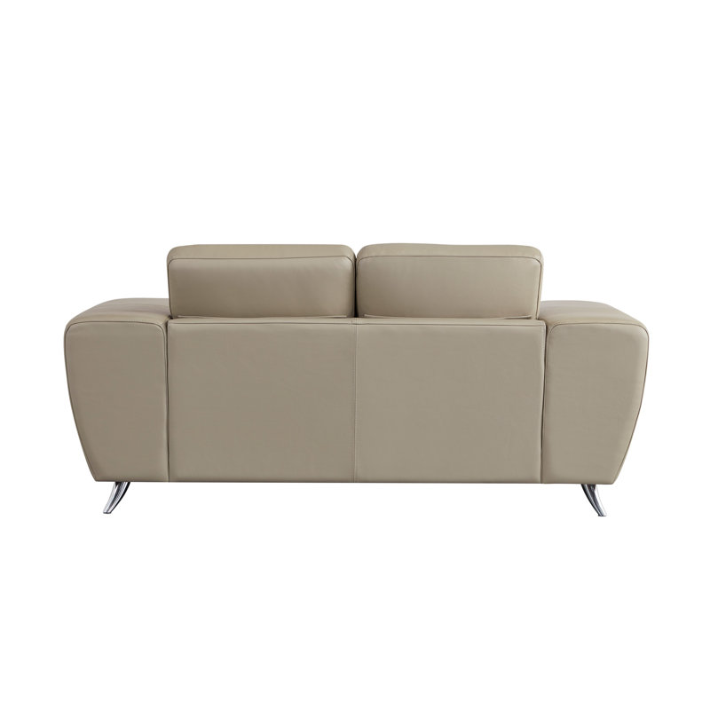 Holsworthy Upholstered 71'' Loveseat, Taupe
