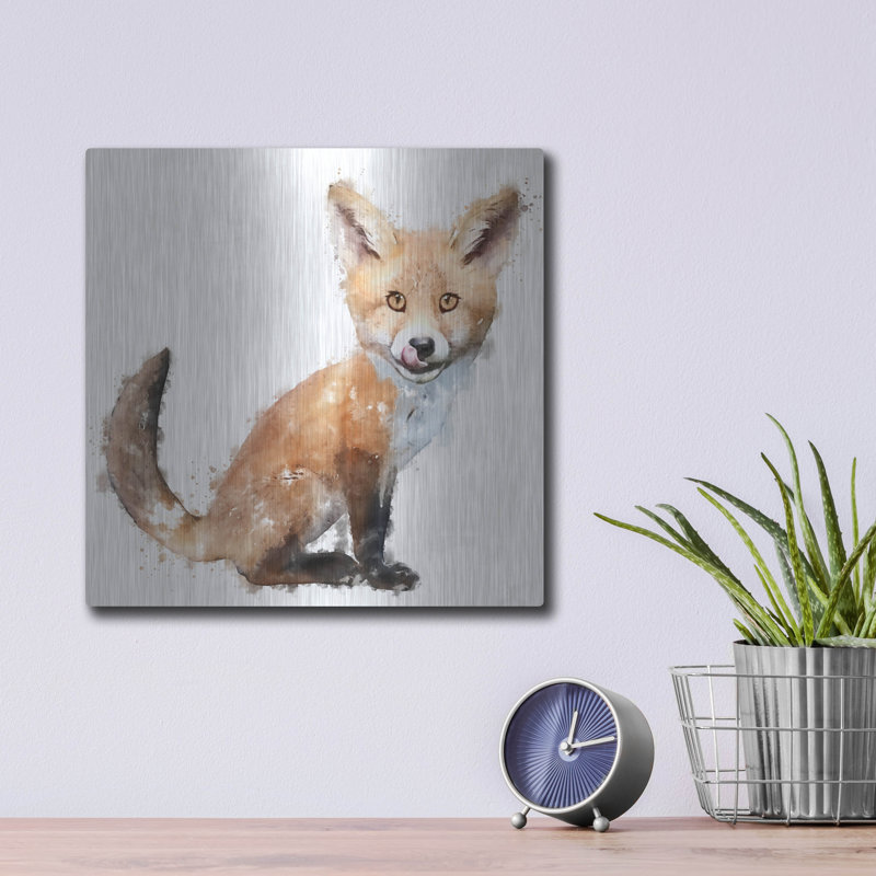 " Foxy Good " by Kim Curinga, 12" H x 12" W