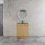 Armoire de buanderie autoportante pour meuble-lavabo avec évier en acier inoxydable et tuyau d'évacuation flexible